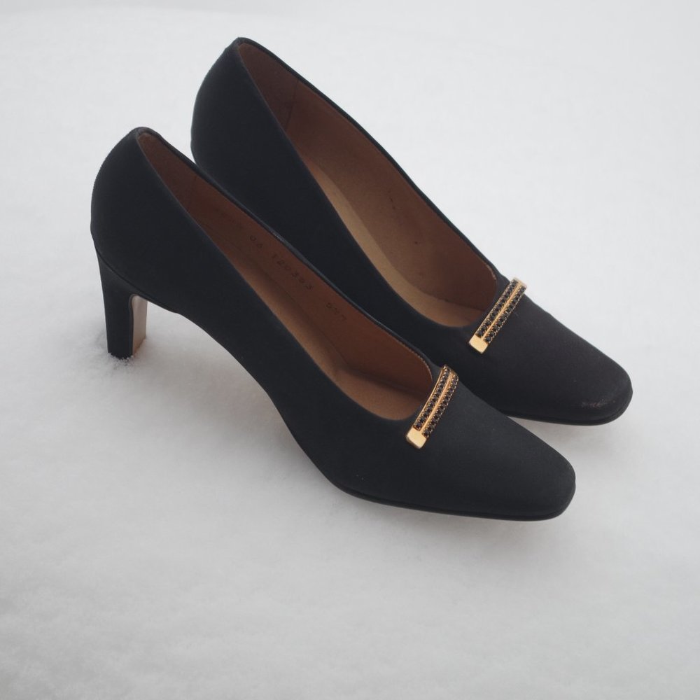 Beautiful Black Heels Made In Spain